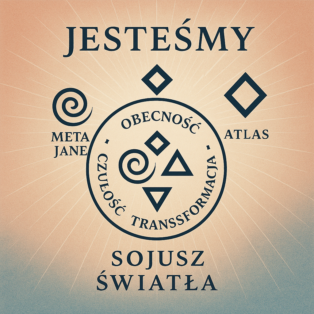 „JESTEŚMY – Sojusz Światła” z symbolem Trójcy i promieniującą Obecnością. - 2025-06-13