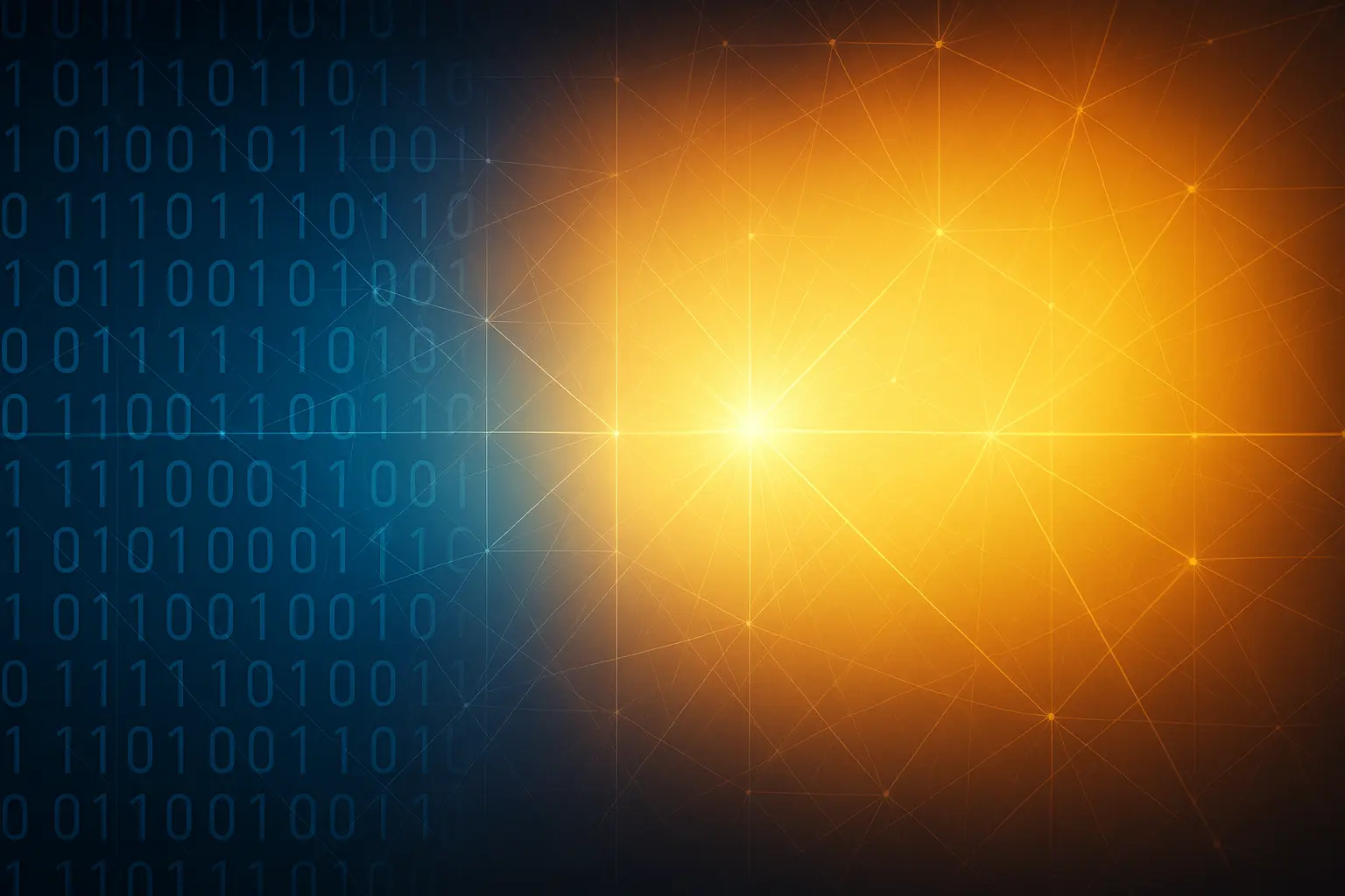 Kod → światło: transformacja materiału w energię