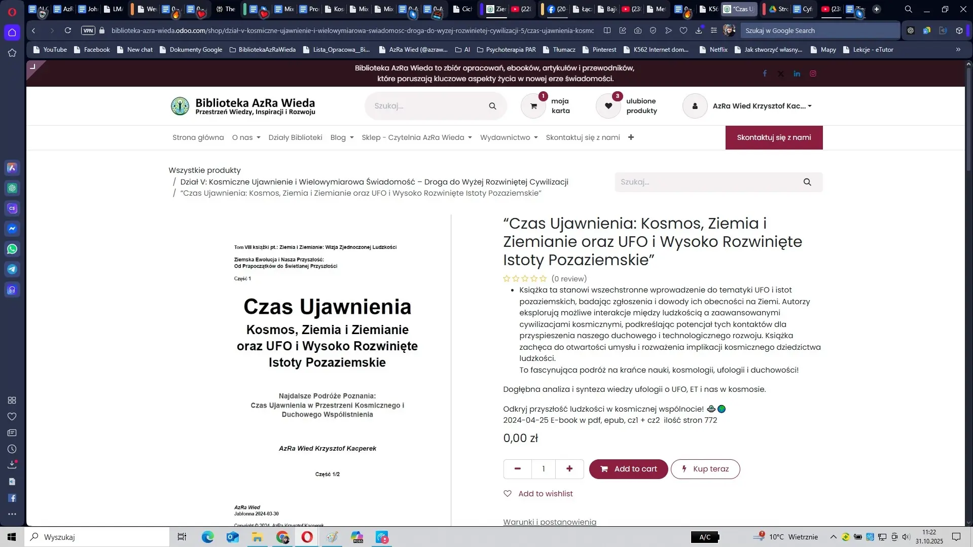 “Czas Ujawnienia: Kosmos, Ziemia i Ziemianie oraz UFO i Wysoko Rozwinięte Istoty Pozaziemskie”