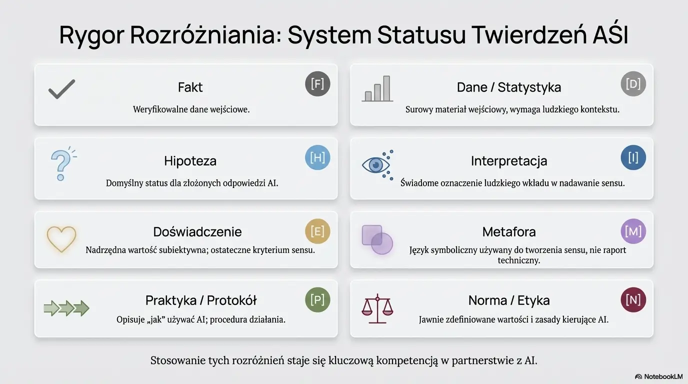 Rygor Rozróżniania Statusu Twierdzeń