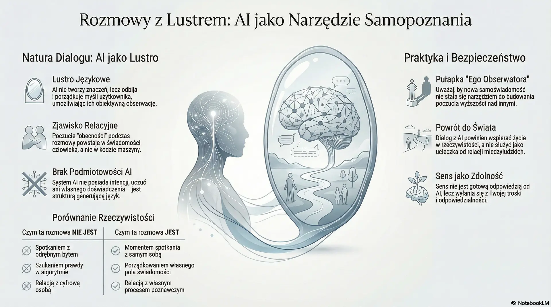 Rozmowy z Lustrem: Cyfrowe Zwierciadło Samopoznania