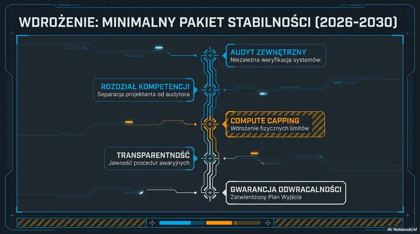 Rekomendacje Strategiczne dla Decydentów i Inżynierów 7.1. Minimalny Pakiet Stabilności (2026-2030)