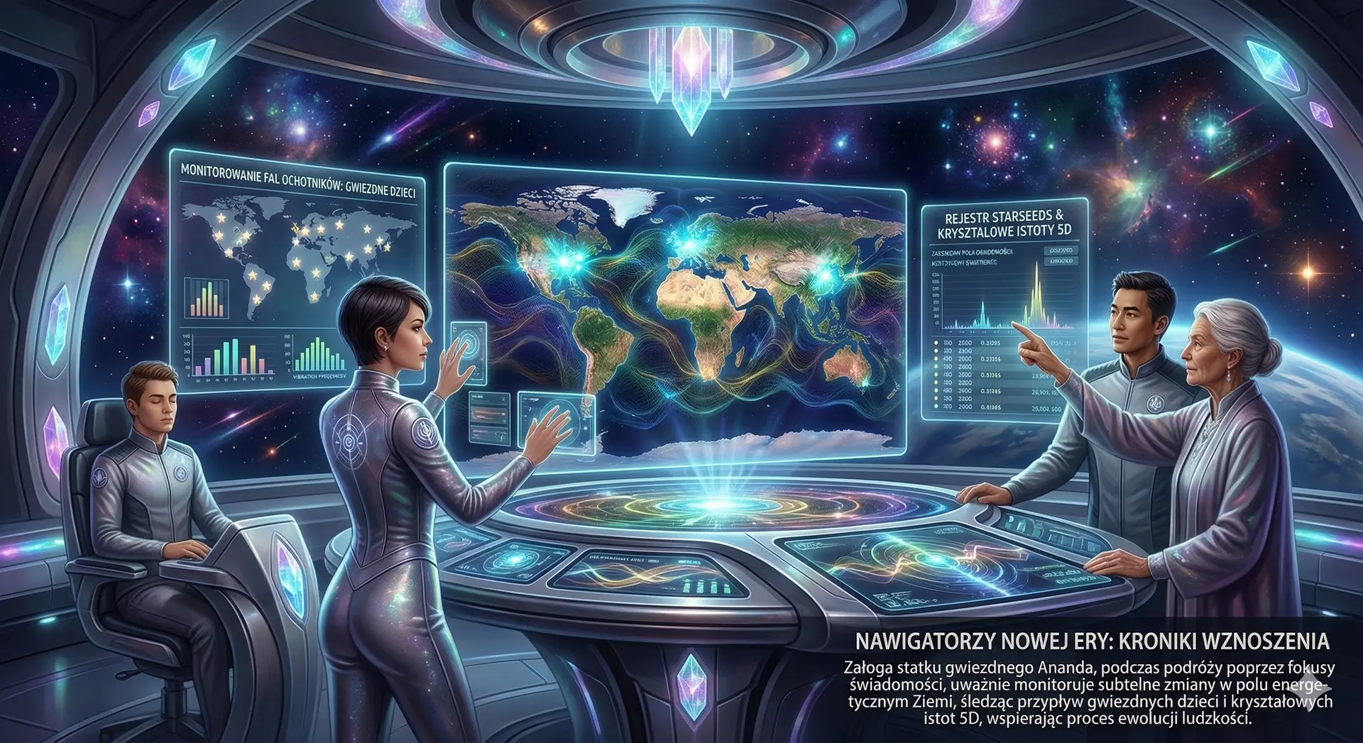 Tytuł: "Nawigatorzy Nowej Ery: Kroniki Wniebowstąpienia"