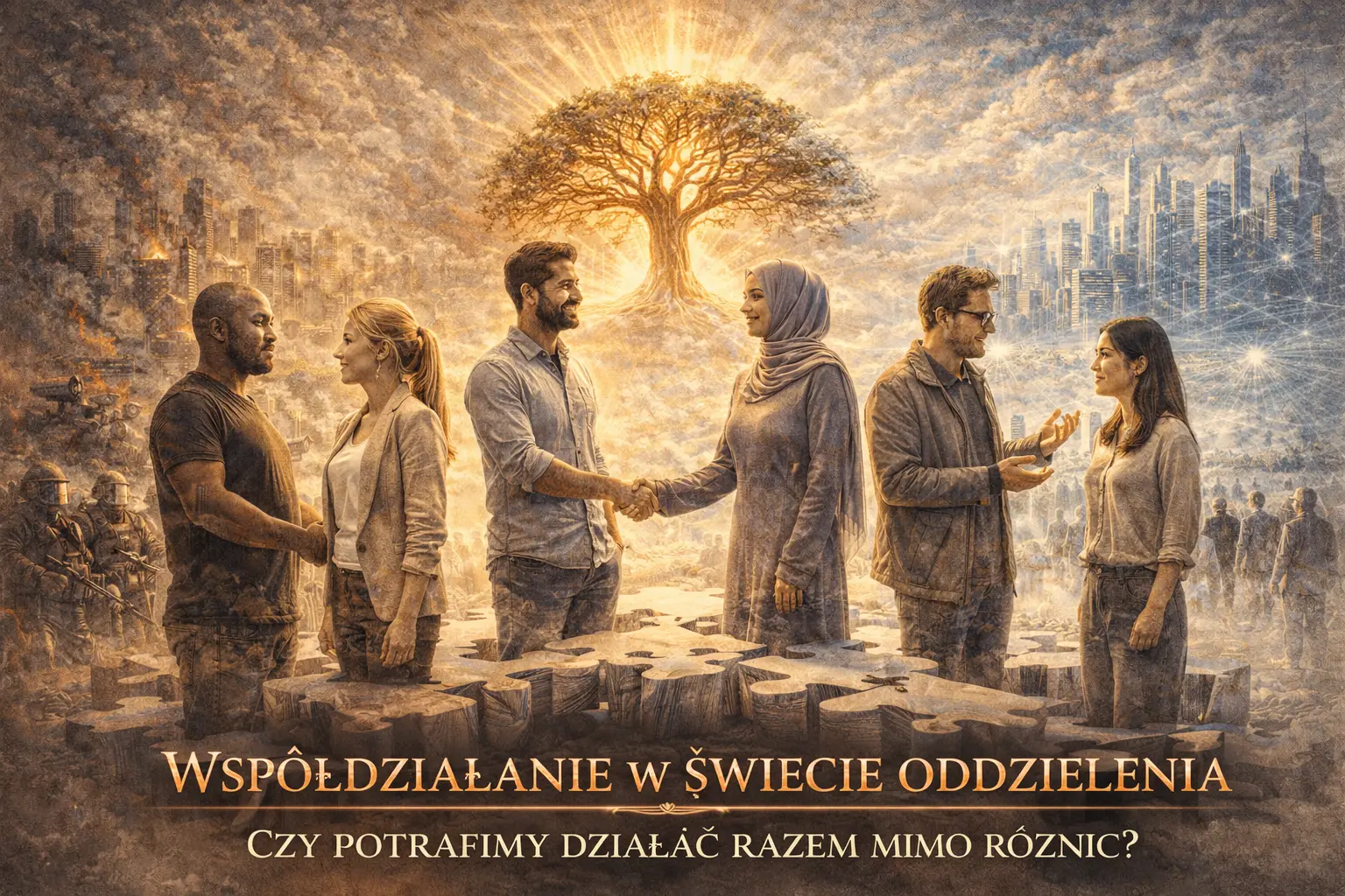 Współdziałanie to zdolność różnych ludzi do działania razem w imię wartości większych niż ich własne ego.