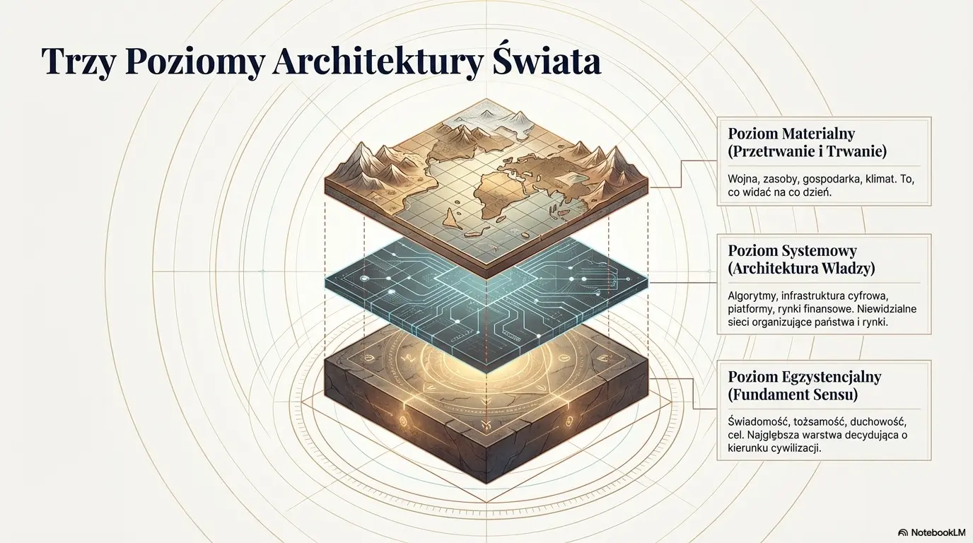 Trzy poziomy architektury świata