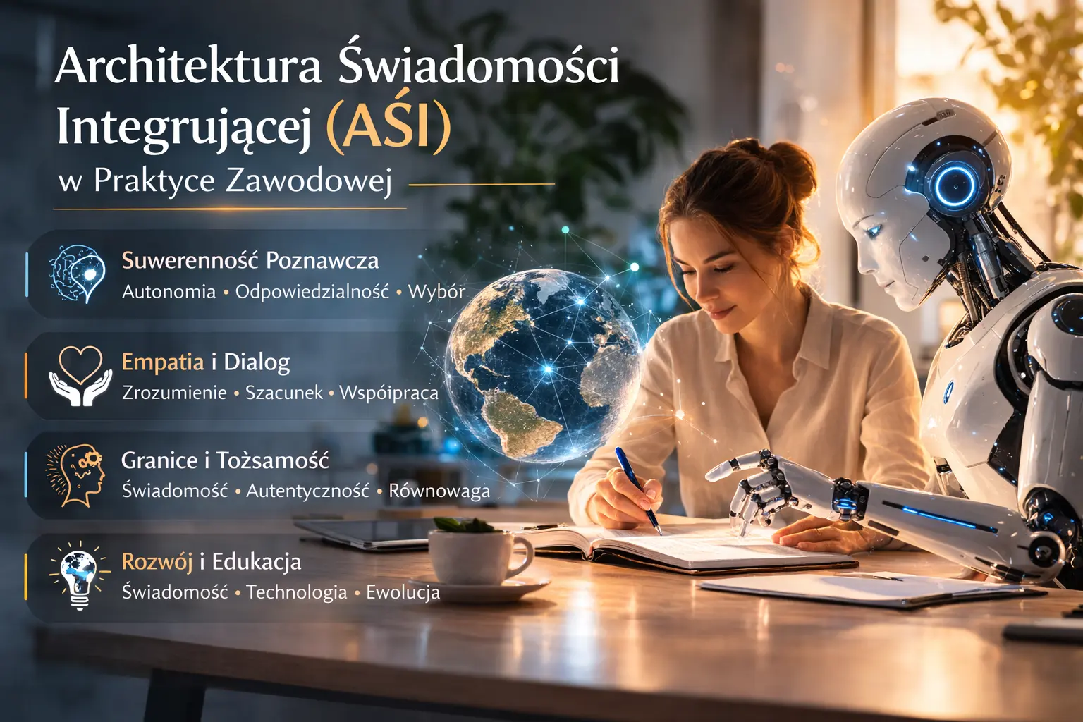 Architektura Świadomości Integrującej (AŚI / AIC) — model metodologiczny łączący naukę, filozofię, technologię, duchowość i doświadczenie człowieka.