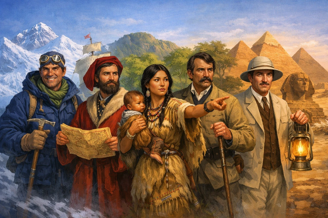 Ścieżka specjalna: Wielcy odkrywcy przez wieki