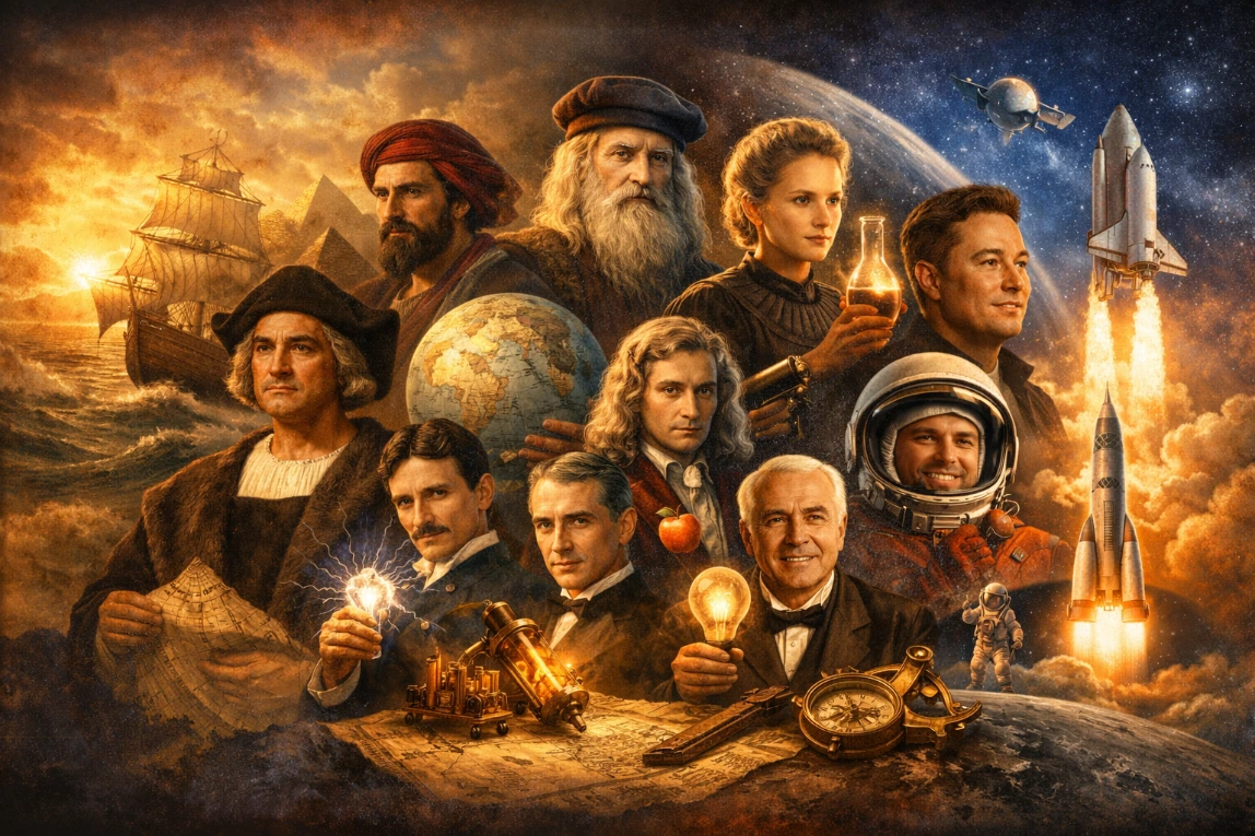 Podróż przez wieki odkryć i wynalazków