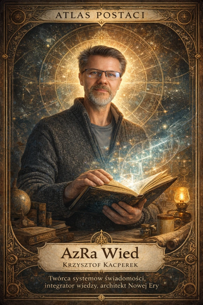 AzRa Wied (Krzysztof Kacperek)  Tworzę systemy, które pomagają lepiej zrozumieć siebie i rzeczywistość, w której żyjemy