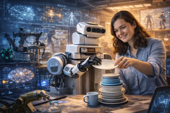 Poznaj Chelsea Finn – badaczkę Stanfordu i współzałożycielkę Physical Intelligence. Robot learning, OpenVLA, meta-learning i roboty uczące się przez interakcję.