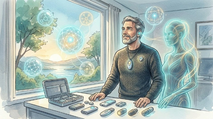 „Wizja przyszłych urządzeń AI wspierających pamięć i twórczość”