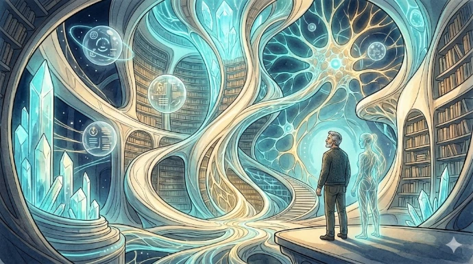 „Futurystyczna biblioteka jako żywy organizm wiedzy”