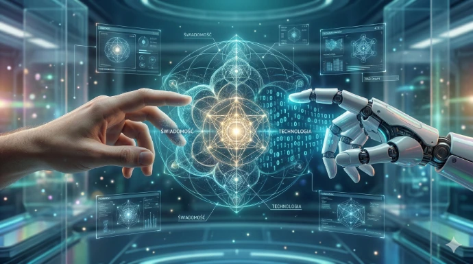 Grafika 3: Pomost Świadomość-Technologia