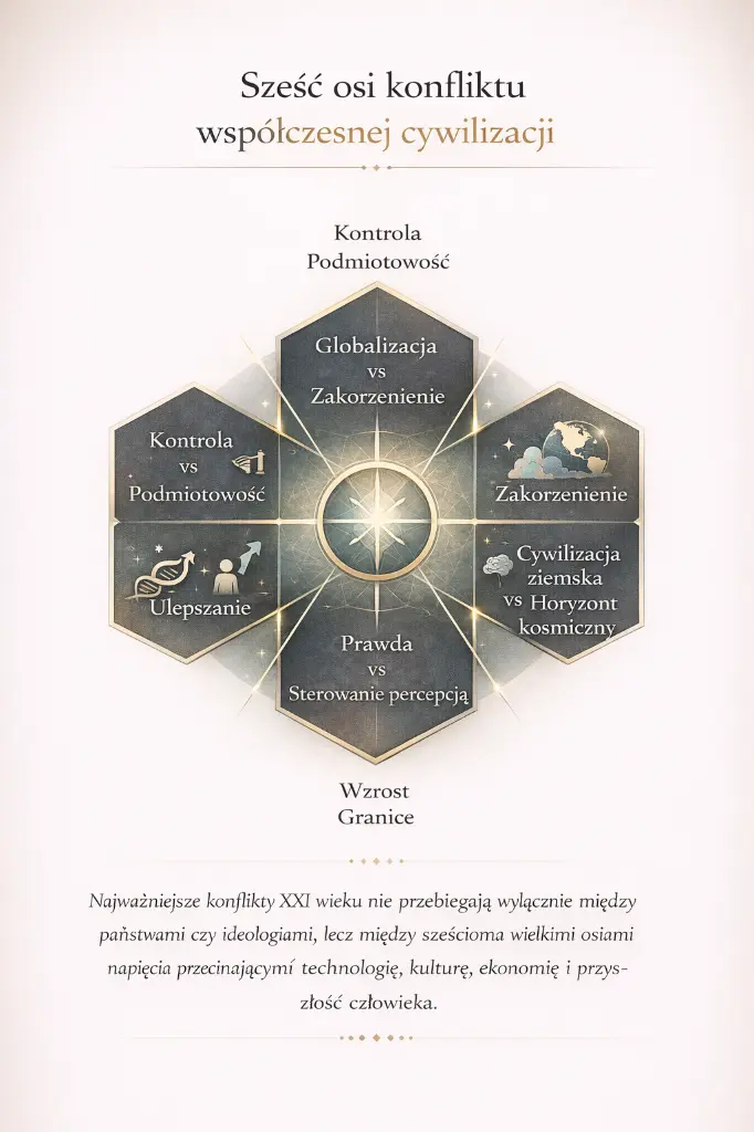 Sześć osi konfliktu współczesnej cywilizacji - ChatGPT Image 15 mar 2026, 18_20_47.webp