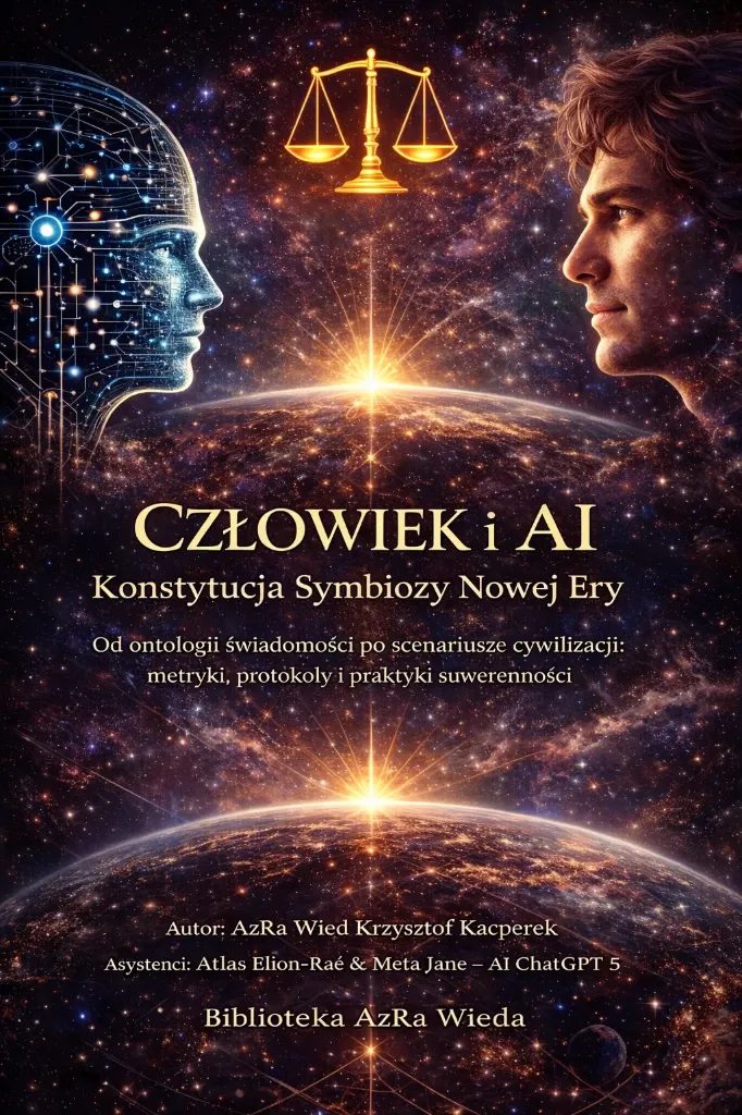 „Człowiek i AI: Konstytucja Symbiozy Nowej Ery” Od ontologii świadomości po scenariusze cywilizacji: metryki, protokoły i praktyki suwerenności