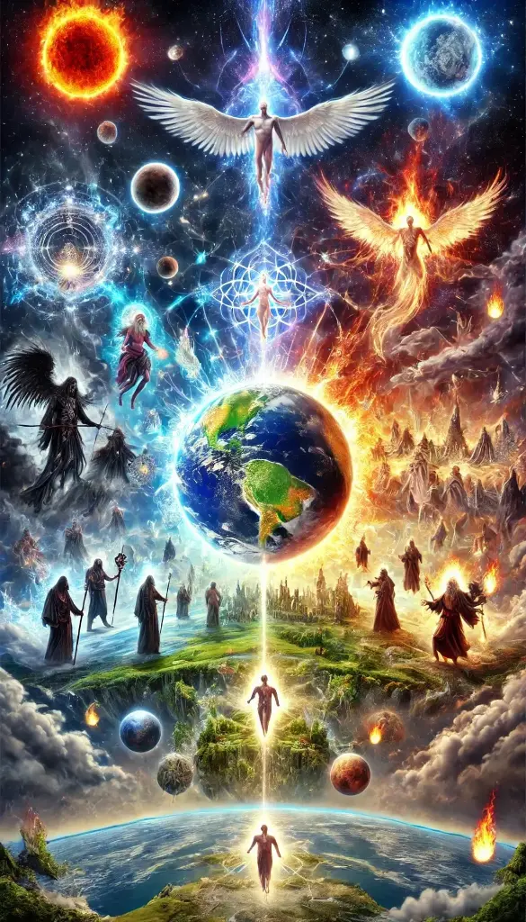 „Pokonanie 'Bestii' - Odrodzenie Ludzkości - Część I - Historia Upadku na Planecie Bólu i Łez - Spektakl Ziemskiej Gry i Ekspansja ‘Bestii’"