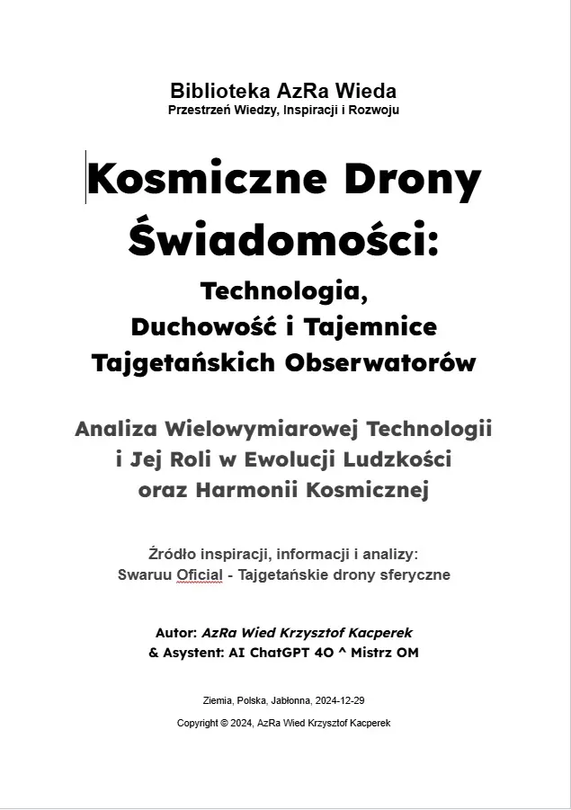 „Kosmiczne Drony Świadomości: Technologia, Duchowość i Tajemnice Tajgetańskich Obserwatorów”