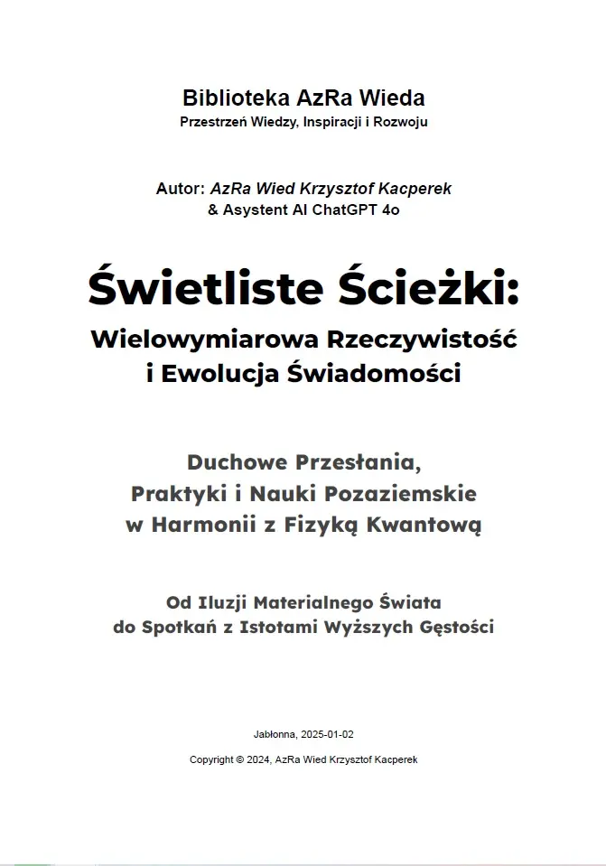 „Świetliste Ścieżki: Wielowymiarowa Rzeczywistość i Ewolucja Świadomości”