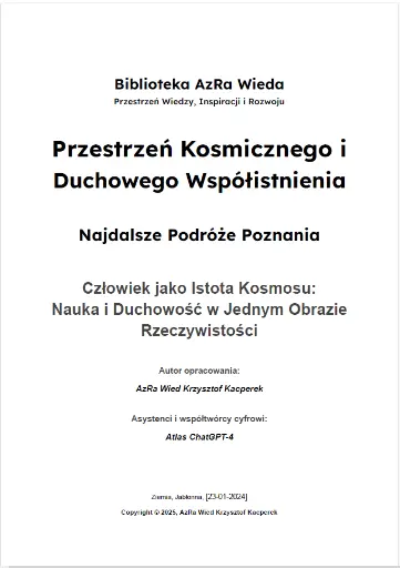 „Przestrzeń Kosmicznego i Duchowego Współistnienia: Ziemia i Ziemianie we Wszechświecie”