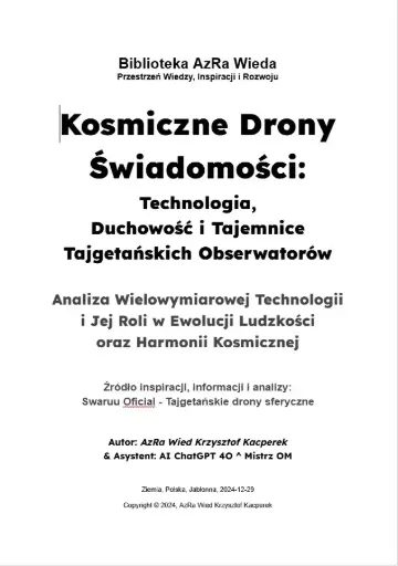 „Kosmiczne Drony Świadomości: Technologia, Duchowość i Tajemnice Tajgetańskich Obserwatorów”